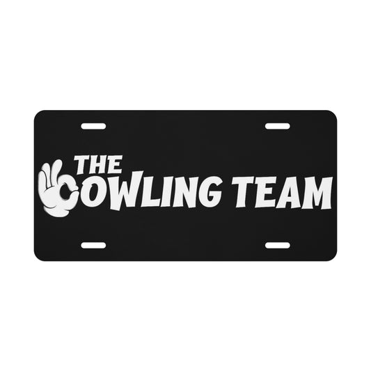 Bowling Team Vanity Plate