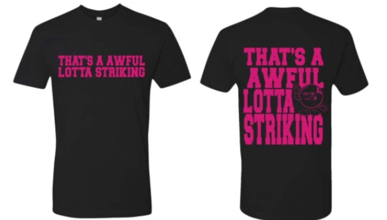 Awful lot of striking PINK