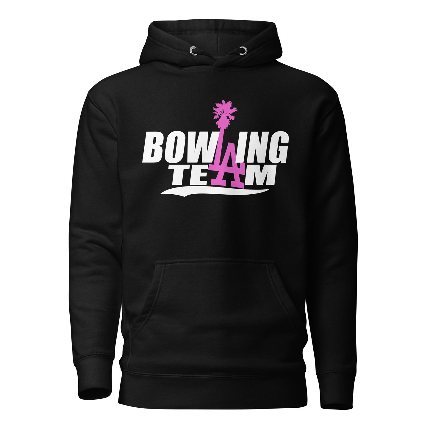 Bowling Team LA Hoodie - Pink